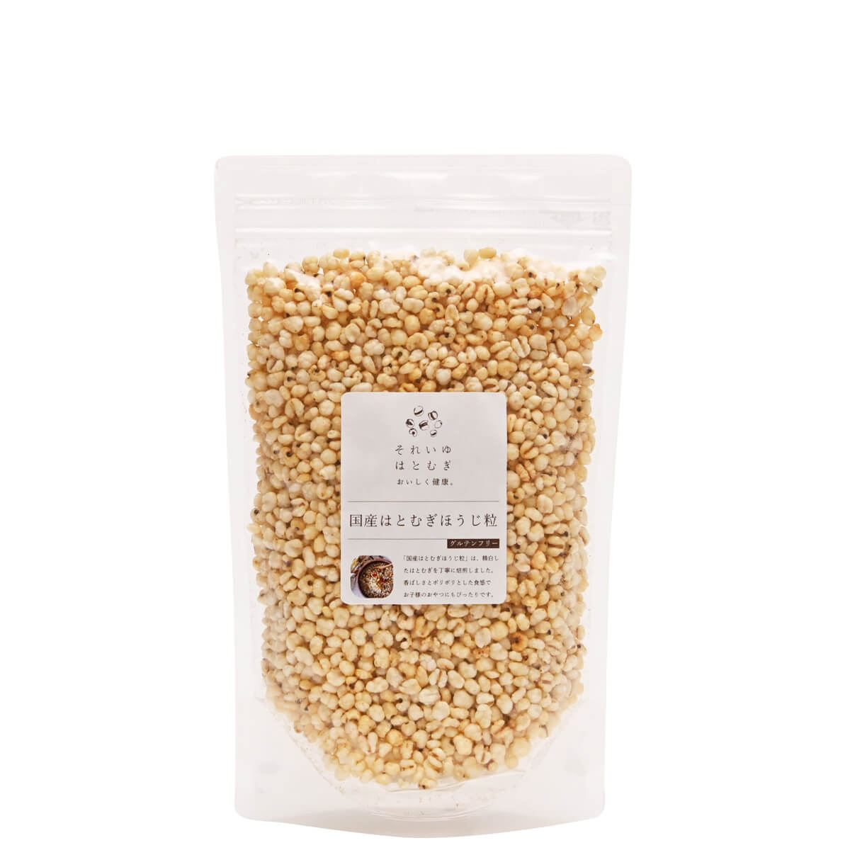 国産煎りはとむぎ粒 150g